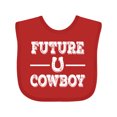 thumbnail image 1 of Inktastic Future Cowboy Boys Rodeo Boys Baby Bib, 1 of 4
