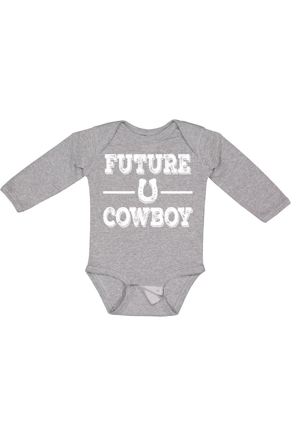 Future Cowboy Boys Rodeo Boys Long Sleeve Baby Bodysuit