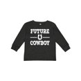thumbnail image 1 of Inktastic Future Cowboy Boys Rodeo Boys Long Sleeve Toddler T-Shirt, 1 of 5