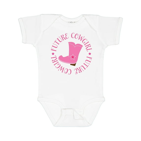Inktastic Future Cowgirl Girls Girls Baby Bodysuit