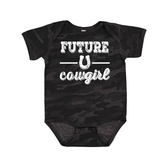 Inktastic Future Cowgirl Girls Girls Baby Bodysuit
