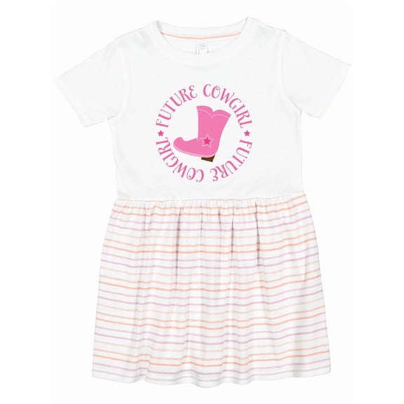 Inktastic Future Cowgirl Girls Girls Toddler Dress