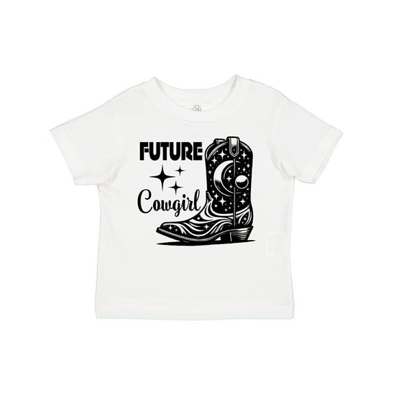 Inktastic Future Cowgirl Western Boot Rodeo Girls Toddler T-Shirt