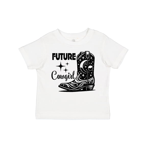 Inktastic Future Cowgirl Western Boot Rodeo Girls Toddler T-Shirt