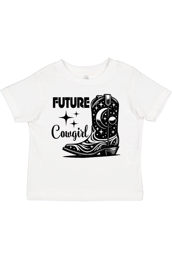 Future Cowgirl Western Boot Rodeo Girls Toddler T-Shirt