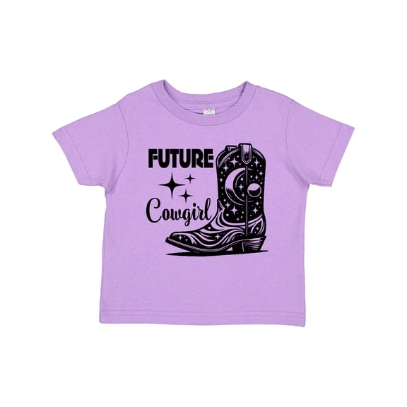 Inktastic Future Cowgirl Western Boot Rodeo Girls Toddler T-Shirt