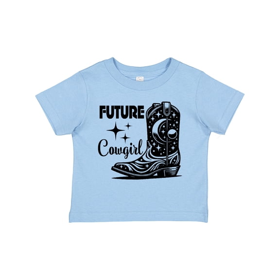 Inktastic Future Cowgirl Western Boot Rodeo Girls Toddler T-Shirt
