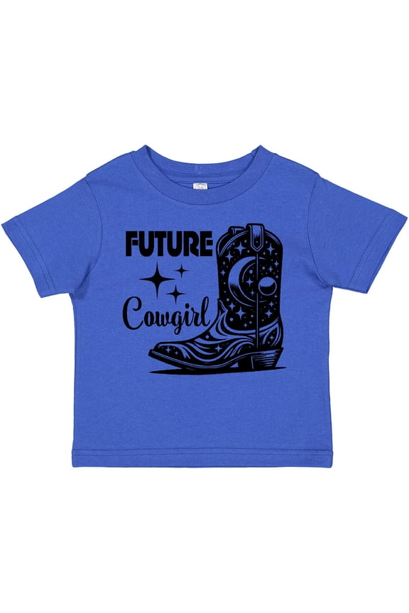 Future Cowgirl Western Boot Rodeo Girls Toddler T-Shirt