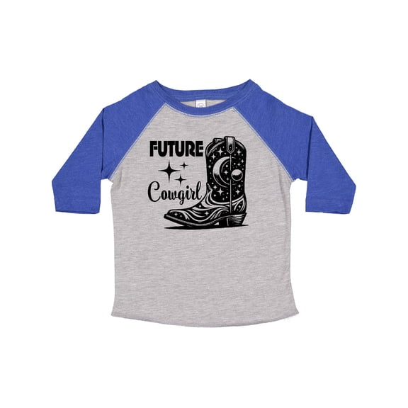 Inktastic Future Cowgirl Western Boot Rodeo Girls Toddler T-Shirt