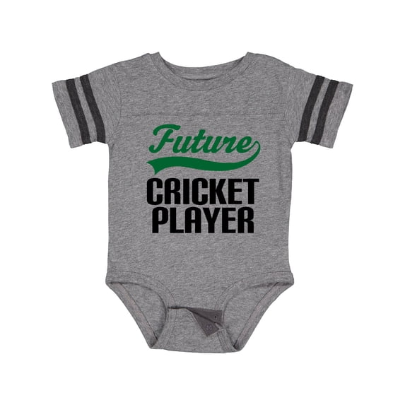 Inktastic Future Cricket Player Boys Baby Bodysuit