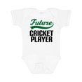 thumbnail image 1 of Inktastic Future Cricket Player Boys Baby Bodysuit, 1 of 5