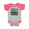 thumbnail image 1 of Inktastic Future Cricket Player Boys Baby Bodysuit, 1 of 5
