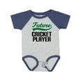 thumbnail image 1 of Inktastic Future Cricket Player Boys Baby Bodysuit, 1 of 5