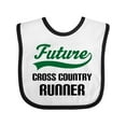 thumbnail image 1 of Inktastic Future Cross Country Runner Boys Baby Bib, 1 of 4