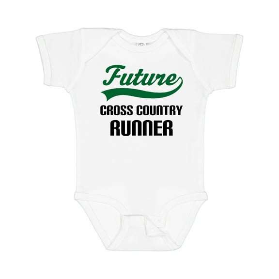 Inktastic Future Cross Country Runner Boys Baby Bodysuit