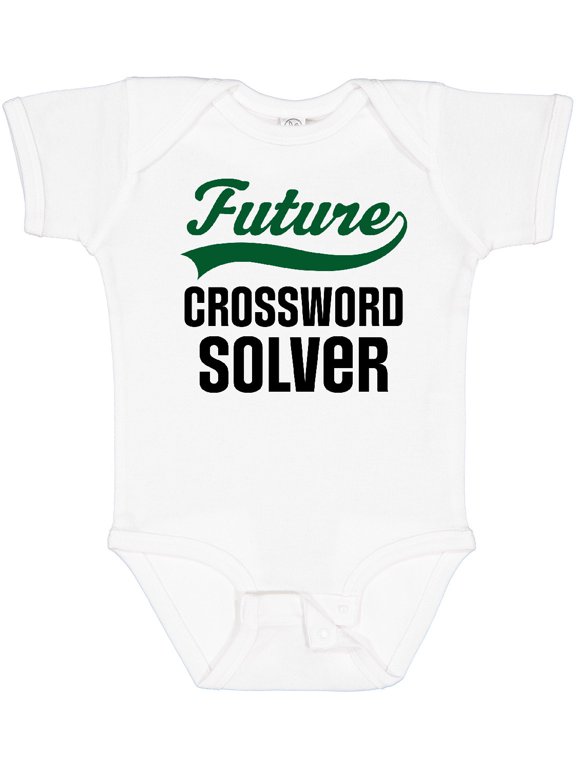 Inktastic Future Crossword Puzzle Solver Boys or Girls Baby Bodysuit