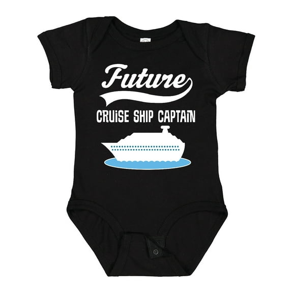 Inktastic Future Cruise Ship Captain Boys or Girls Baby Bodysuit