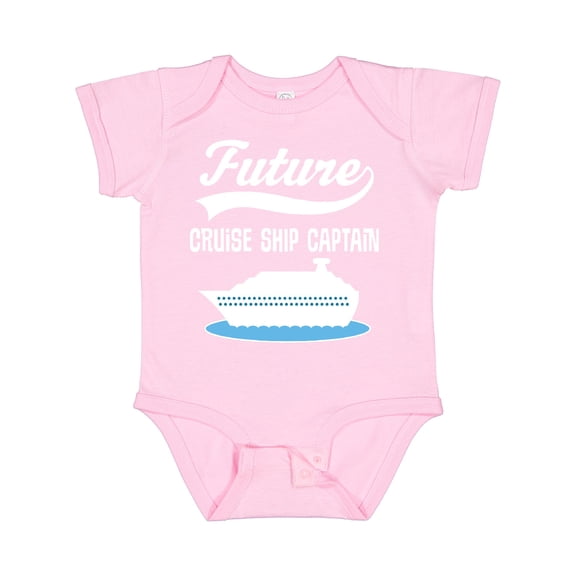 Inktastic Future Cruise Ship Captain Boys or Girls Baby Bodysuit