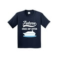 thumbnail image 1 of Inktastic Future Cruise Ship Captain Youth T-Shirt, 1 of 5