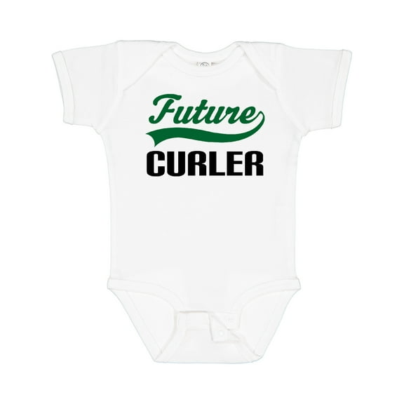 Inktastic Future Curler Kids Curling Sports Boys Baby Bodysuit