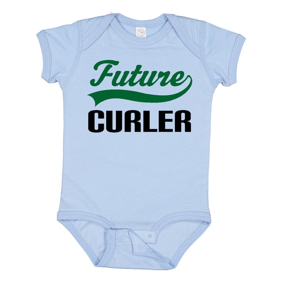 Inktastic Future Curler Kids Curling Sports Boys Baby Bodysuit