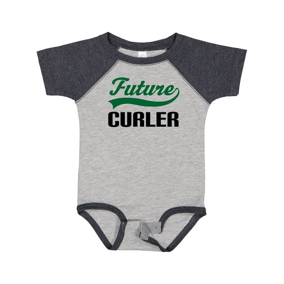 Inktastic Future Curler Kids Curling Sports Boys Baby Bodysuit