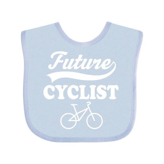 Inktastic Future Cyclist Childs Bicyle Boys or Girls Baby Bib