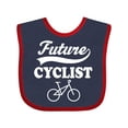 thumbnail image 1 of Inktastic Future Cyclist Childs Bicyle Boys or Girls Baby Bib, 1 of 4