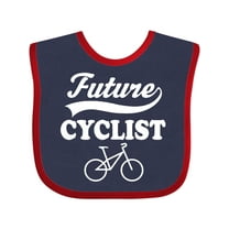 Inktastic Future Cyclist Childs Bicyle Boys or Girls Baby Bib