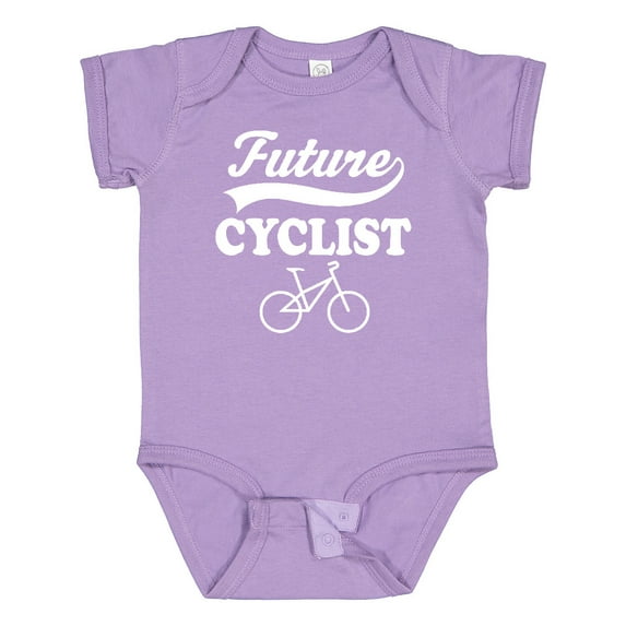 Inktastic Future Cyclist Childs Bicyle Boys or Girls Baby Bodysuit