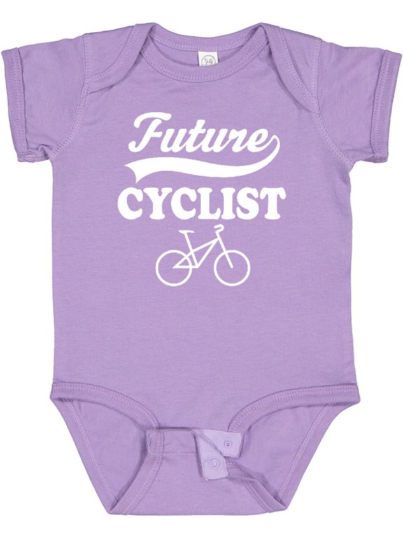 Future Cyclist Childs Bicyle Boys or Girls Baby Bodysuit