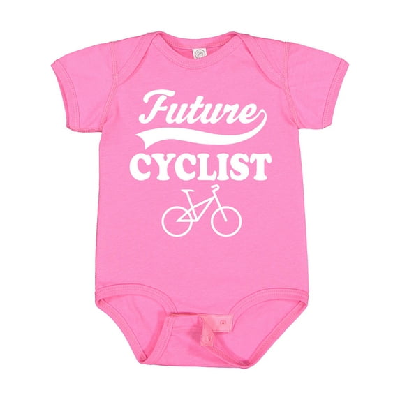 Inktastic Future Cyclist Childs Bicyle Boys or Girls Baby Bodysuit