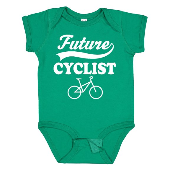 Inktastic Future Cyclist Childs Bicyle Boys or Girls Baby Bodysuit