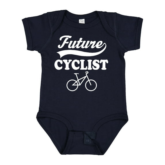 Inktastic Future Cyclist Childs Bicyle Boys or Girls Baby Bodysuit