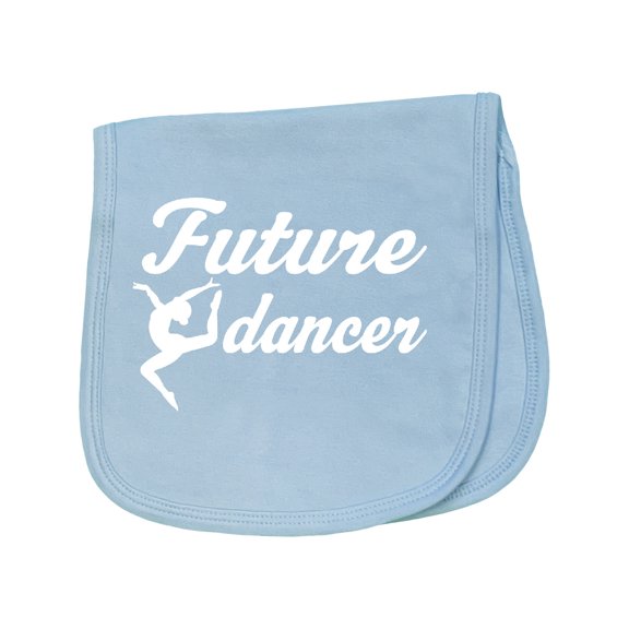 Inktastic Future Dancer Childs Dancing Baby Burp Cloth