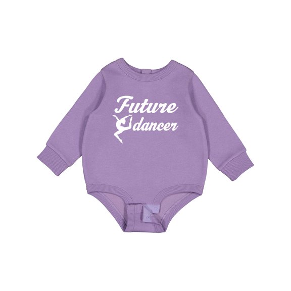 Inktastic Future Dancer Childs Dancing Baby Fleece Bodysuit