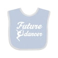 thumbnail image 1 of Inktastic Future Dancer Childs Dancing Girls Baby Bib, 1 of 4