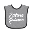 thumbnail image 1 of Inktastic Future Dancer Childs Dancing Girls Baby Bib, 1 of 4