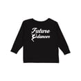 thumbnail image 1 of Inktastic Future Dancer Childs Dancing Girls Long Sleeve Toddler T-Shirt, 1 of 5