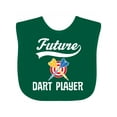 thumbnail image 1 of Inktastic Future Dart Player Boys or Girls Baby Bib, 1 of 4