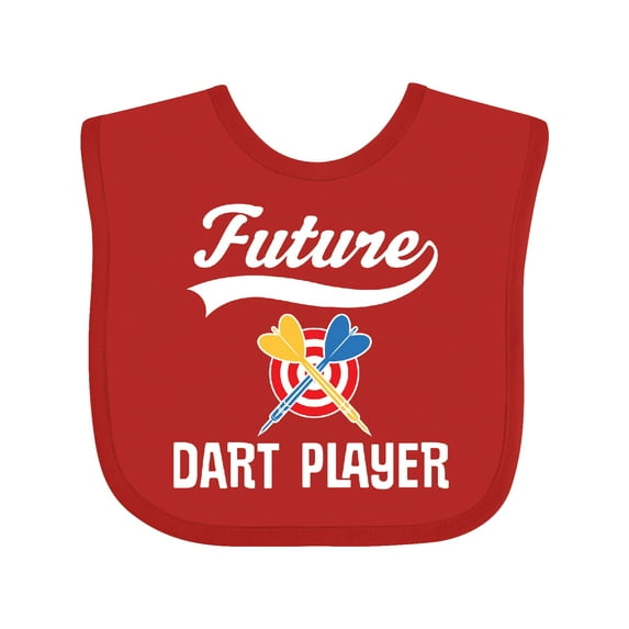 Inktastic Future Dart Player Boys or Girls Baby Bib