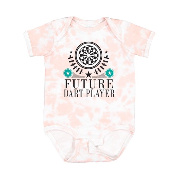 Inktastic Future Dart Player Dart Board Boys or Girls Baby Bodysuit