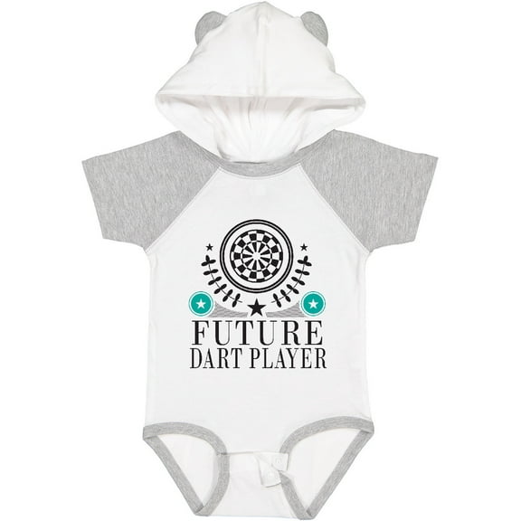 Inktastic Future Dart Player Dart Board Boys or Girls Baby Bodysuit