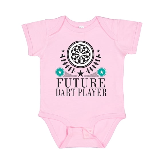 Inktastic Future Dart Player Dart Board Boys or Girls Baby Bodysuit