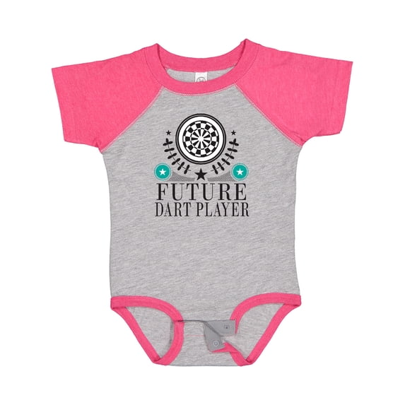 Inktastic Future Dart Player Dart Board Boys or Girls Baby Bodysuit
