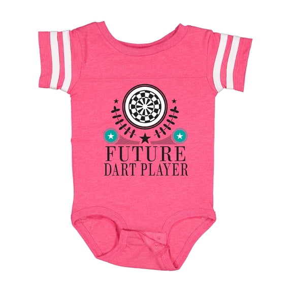 Inktastic Future Dart Player Dart Board Boys or Girls Baby Bodysuit