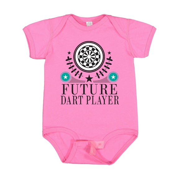 Inktastic Future Dart Player Dart Board Boys or Girls Baby Bodysuit