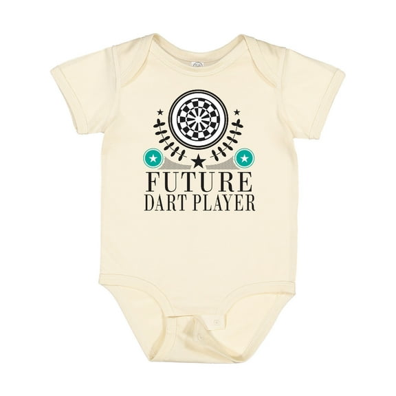 Inktastic Future Dart Player Dart Board Boys or Girls Baby Bodysuit