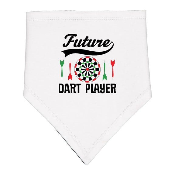 Inktastic Future Dart Player Game Baby Bandana Bib