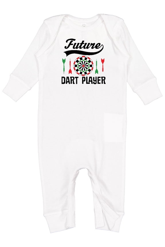 Future Dart Player Game Baby Romper Coveralls